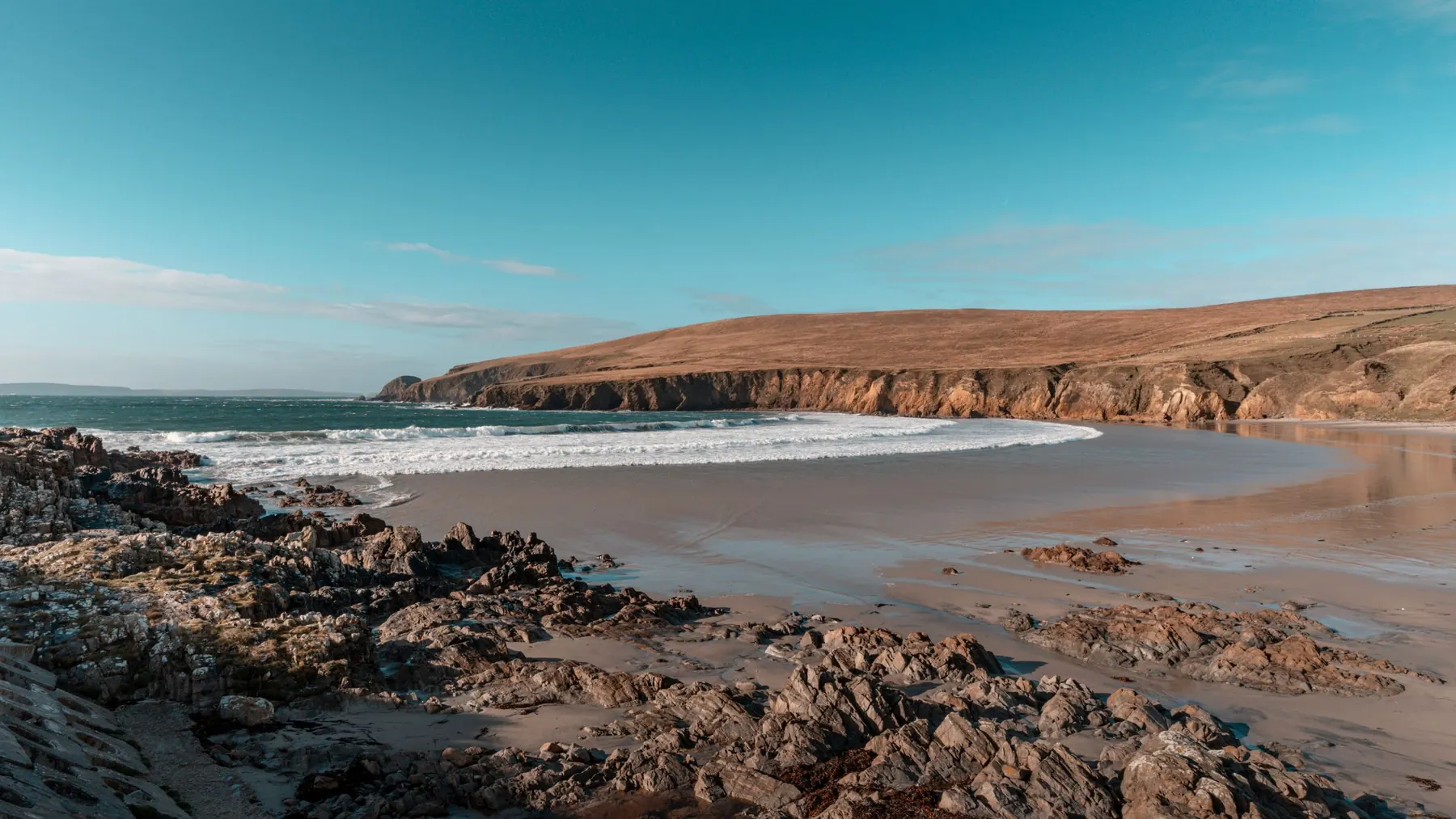 Beach and headland on the Kerry coast